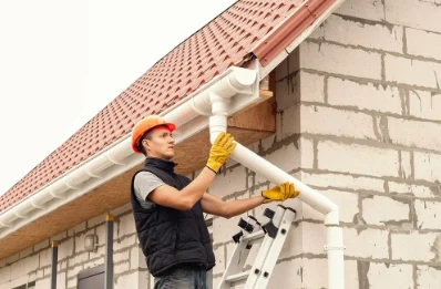 Pose et remplacement de gouttières au Noyer
